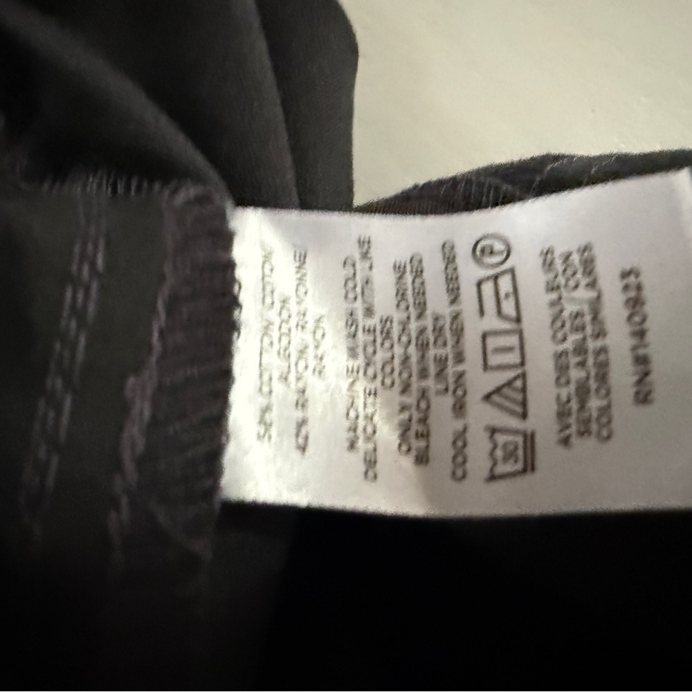 LOFT Charcoal Mini Skirt with Drawstring - Picture 4 of 4